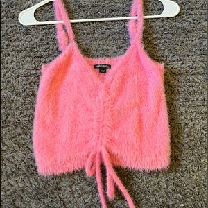 BRAND NEW & Never Worn Pink Fuzzy Top